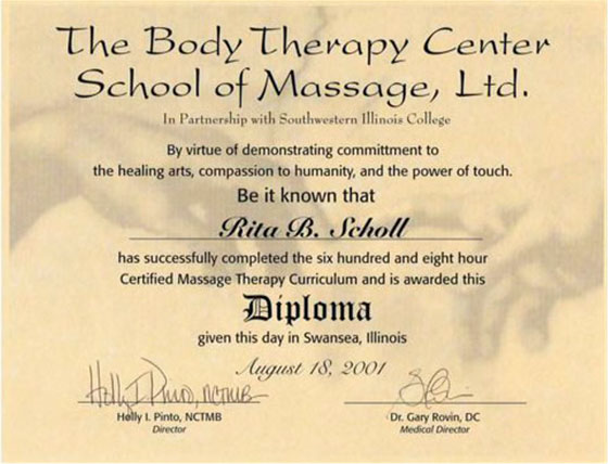 Massage Therapy, Diploma